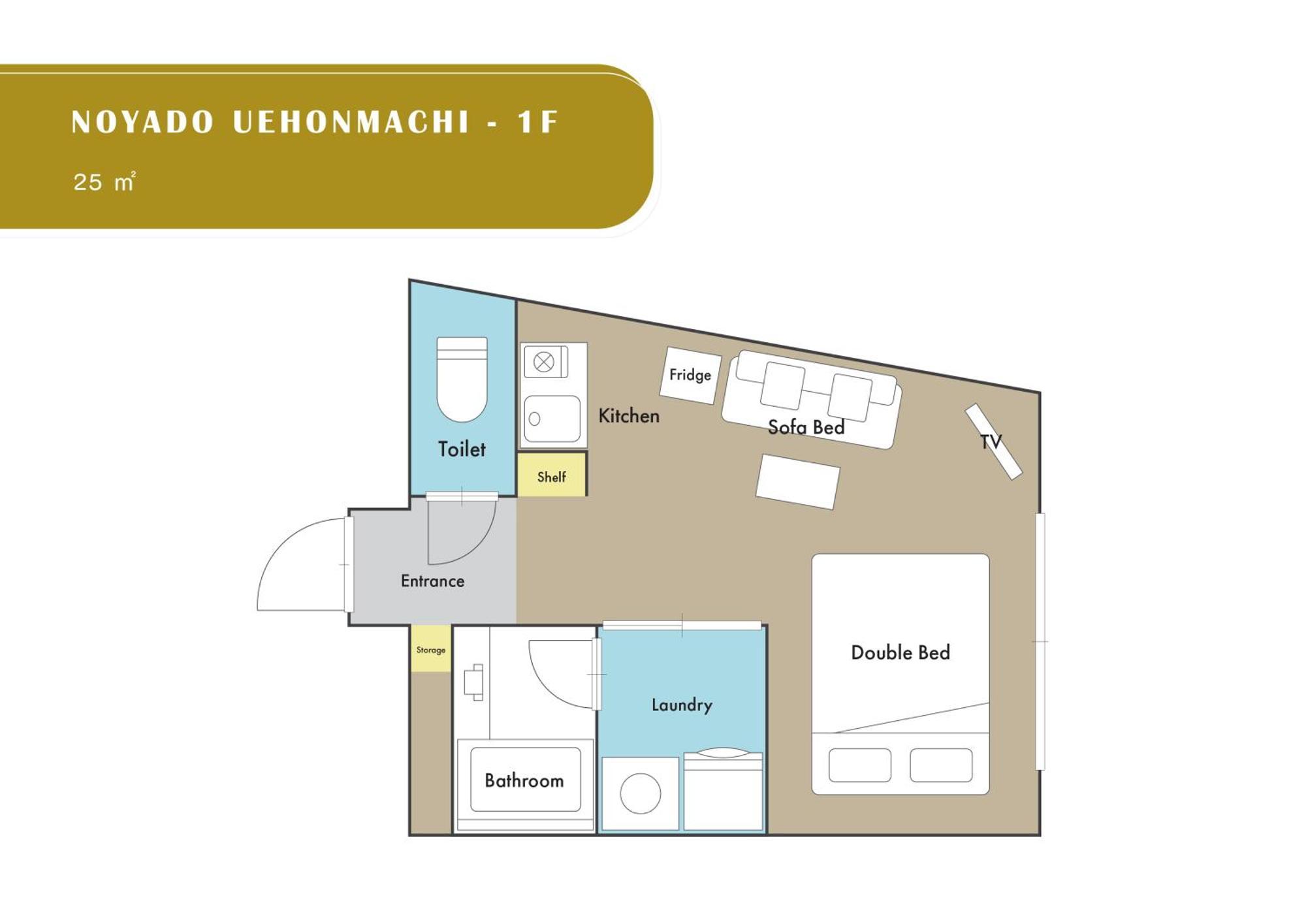 Ferienwohnung Noyado Uehonmachi Ōsaka Zimmer foto